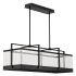 Eurofase Lighting Tye 13" Wide LED Linear Chandelier Black