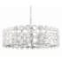 Eurofase Lighting Perrene 8 Light 32" Wide Drum Chandelier Chrome