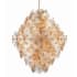 Eurofase Lighting Sue-Anne 27 Light 40" Wide Abstract Chandelier Plated Brass