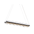Eurofase Lighting Bruco 35" Wide Linear Chandelier Black