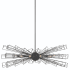 Eurofase Lighting Dendelio 10 Light 45" Wide Abstract Sputnik Chandelier Black