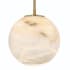 Eurofase Lighting Kepler 12" Wide 3000K LED Pendant with Alabaster Shade Gold