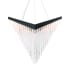 Eurofase Lighting Vivien 32" Wide LED Abstract Linear Chandelier Black