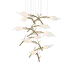 Eurofase Lighting Matera 27" Wide LED Abstract Chandelier Gold