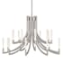 Eurofase Lighting Olette 42" Wide Chandelier Brushed Nickel