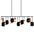 Eurofase Lighting Cornice 60" Wide Linear Chandelier Gold / Black