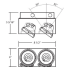 Eurofase Lighting-TE212-TE212 Line Drawing 2