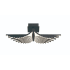 Eurofase Lighting Seraph 25" Wide 3000K LED Flush Mount Ceiling Fixture Black