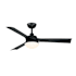 Fanimation Barlow 52" 3 Blade Indoor / Outdoor Smart LED Ceiling Fan Black