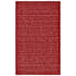 Feizy Ferron 2' x 3' Cotton and Wool Hand Woven Solid Rectangle Throw Rug From the Formoso Collection Brick