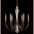 Fine Art Handcrafted Lighting Trevi 6 Light 26" Wide Crystal Candle Style Chandelier Bronze