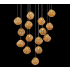 Fine Art Handcrafted Lighting Vesta 15 Light 21" Wide LED Abstract Multi Light Pendant Gold