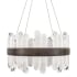 Fine Art Handcrafted Lighting Lior 2 Light 21" Wide Integrated LED Chandelier Bronze