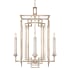 Fine Art Handcrafted Lighting Cienfuegos 4 Light 22" Wide Taper Candle Chandelier Weathered Gray Patina