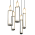 Fine Art Handcrafted Lighting Delphi 27" Wide LED Multi Light Pendant Black