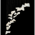 Fine Art Handcrafted Lighting Elevate 8 Light 54" Wide LED Abstract Multi Light Pendant Gold Leaf