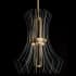 Fine Art Handcrafted Lighting Newton 28" Wide LED Crystal Chandelier Gold Leaf