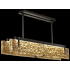 Fine Art Handcrafted Lighting Terra 52" Wide LED Linear Pendant Black