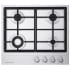 Fisher and Paykel 24 Inch Wide 4 Burner Liquid Propane Gas Cooktop Stainless Steel