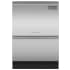 Fisher and Paykel Series 7 24 Inch Wide 14 Place Setting Built-In Double Drawer Dishwasher Stainless Steel