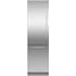 Fisher and Paykel Integrated 24 Inch Wide 12.08 Cu. Ft. Energy Star Certified Panel Ready Bottom Freezer Refrigerator with Variable Temperature Zones Stainless Steel