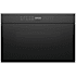 Fisher and Paykel Series 7 24 Inch Wide 1.2 Cu. Ft. 950 Watt Drawer Microwave with Smart Sense Technology Black Glass