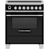 Fisher and Paykel 30 Inch Wide 3.5 Cu. Ft. Free Standing Induction Range Black