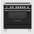 Fisher and Paykel 36 Inch Wide 4.9 Cu. Ft. Free Standing Induction Range Black