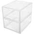 Flash Furniture Brody 3-1/2" Tall Stacking Office Organizer Set Clear