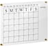 Flash Furniture Grayson 24" x 18" Wall Board with Easy Cleaning Clear / Black