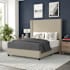 Flash Furniture Ursulina Full Wood Platform Bed Frame with Slatted Supports Beige