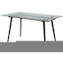 Flash Furniture Meriden 55" Wide Dining Table with Clear Glass Top Espresso