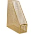 Flash Furniture Ryder 11-1/2" Tall File and Notebook Office Organizer Gold