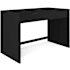 Flash Furniture Kayden 47" Engineered Wood and Steel 2 Drawer Office Desk Black / Black