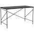 Flash Furniture Maddox 47" Wood Top Steel Office Desk Black / Black