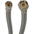 Fluidmaster 48" Universal Stainless Steel Dishwasher Connection Hose, 3/8" Compression x 1/2" F.I.P N/A