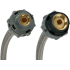 Fluidmaster 20" Faucet Connection Hose, 3/8" Compression x 1/2" F.I.P. N/A