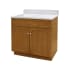 Heartland 30 inch oak bath vanity with top