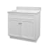 Heartland 30 inch white bath vanity with top