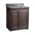 Shawna 30 inch bath vanity - left side drawers