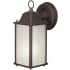 Forte Lighting Energy Efficient Fluorescent 4.5Wx10.5Hx6E Outdoor Wall Sconce Painted Rust