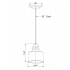 Forte Lighting-2680-01-Line Drawing