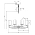 Forte Lighting-2713-08-Line Drawing