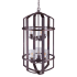 Forte Lighting Hyde 6 Light 19" Wide Pillar Candle Pendant Antique Bronze