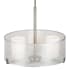 Forte Lighting Shaw 3 Light 18" Wide Pendant Brushed Nickel