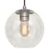 Forte Lighting Milo 8" Wide Mini Pendant Brushed Nickel