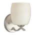 Forte Lighting Maria 5" Wide Bathroom Sconce Brushed Nickel