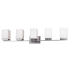 Forte Lighting Ella 5 Light 38" Wide Bathroom Vanity Light Brushed Nickel