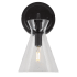 Forte Lighting Beaker Wall Sconce Black