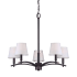 Forte Lighting 5 Light 24-3/4" Wide Chandelier Antique Bronze